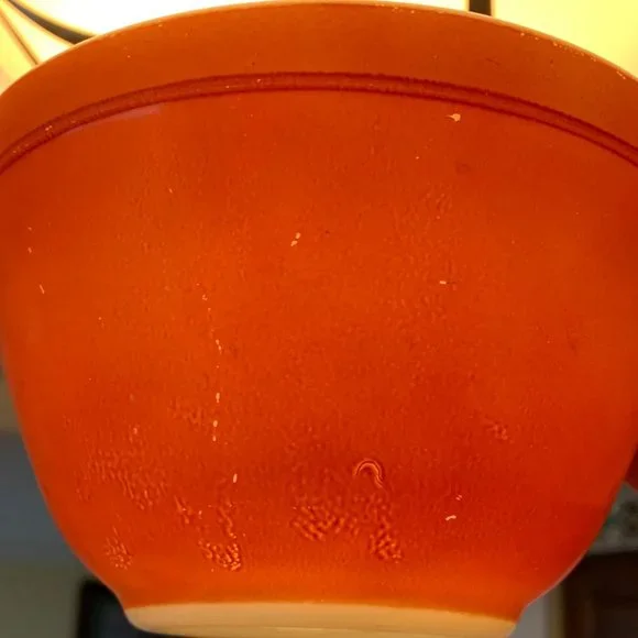 Vintage 1970s HTF Pyrex Earth Tones 400 CRS Burnt Orange/Rust 401-1 1/2 Pt Bowl - Picture 13 of 13